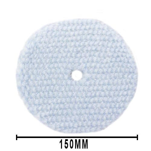 RUPES TWISTED WOOL PAD WHITE / BLUE 125MM